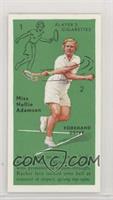 Miss Nellie Adamson (Forehand Drive)