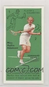 1936 Player's Cigarettes Tennis - Tobacco [Base] #5 - Miss Nellie Adamson (Forehand Drive)