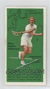 1936 Player's Cigarettes Tennis - Tobacco [Base] #5 - Miss Nellie Adamson (Forehand Drive)