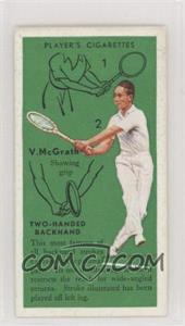 1936 Player's Cigarettes Tennis - Tobacco [Base] #50 - Vivian McGrath (Two-Handed Backhand)