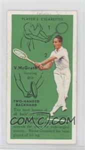 1936 Player's Cigarettes Tennis - Tobacco [Base] #50 - Vivian McGrath (Two-Handed Backhand)