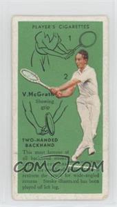 1936 Player's Cigarettes Tennis - Tobacco [Base] #50 - Vivian McGrath (Two-Handed Backhand)