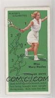 Miss Mary Heeley (Forehand Drive)