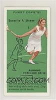 Senorita A. Lizana (Running Forehand Drive)