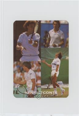 1986 Andrade Silva & Costa Calendar Cards - [Base] #_HELE - Henri Leconte