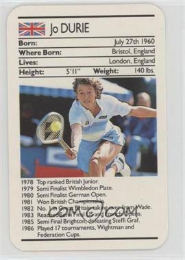 1987 Ace Fact Pack Tennis - [Base] #_JODU - Jo Durie