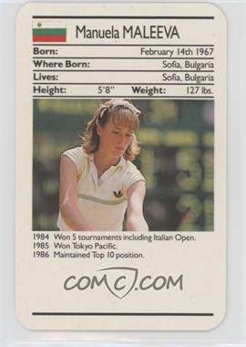 1987 Ace Fact Pack Tennis - [Base] #_MAMA - Manuela Maleeva