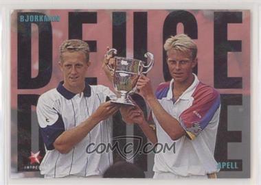 1996 Intrepid Blitz ATP Tour - [Base] #58 - Deuce - Jonas Bjorkman, Jan Apell [Noted]