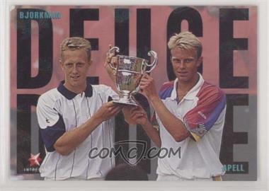 1996 Intrepid Blitz ATP Tour - [Base] #58 - Deuce - Jonas Bjorkman, Jan Apell [Noted]