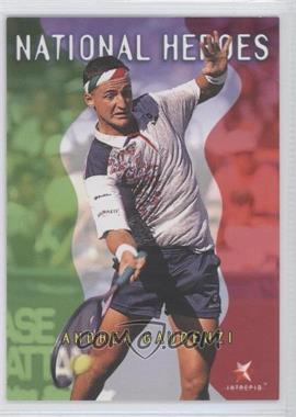 1996 Intrepid Blitz ATP Tour - [Base] #72 - National Heroes - Andrea Gaudenzi