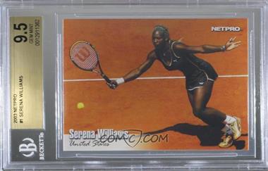 2003 NetPro - [Base] #1 - Serena Williams [BGS 9.5 GEM MINT]