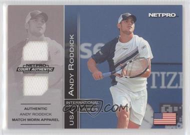 2003 NetPro International Series - Court Authentic - Apparel #1D - Andy Roddick