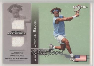 2003 NetPro International Series - Court Authentic - Apparel #7D - James Blake