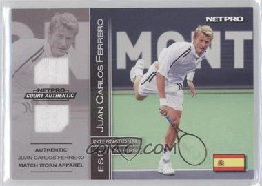 2003 NetPro International Series - Court Authentic - Apparel #9D - Juan Carlos Ferrero