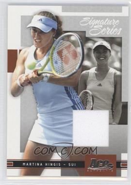 2005 Ace Authentic Signature Series - [Base] - Jerseys #38 - Martina Hingis /500