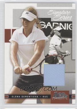 2005 Ace Authentic Signature Series - [Base] - Jerseys #8 - Elena Dementieva /500