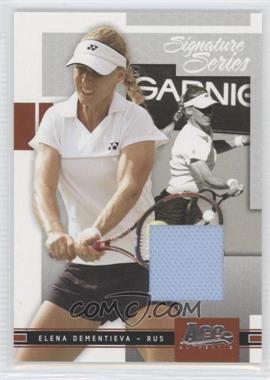 2005 Ace Authentic Signature Series - [Base] - Jerseys #8 - Elena Dementieva /500