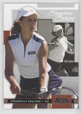 2005 Ace Authentic Signature Series - [Base] #66 - Emmanuelle Gagliardi