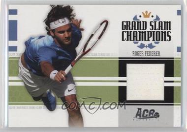 2005 Ace Authentic Signature Series - Grand Slam Champions - Jerseys #GS-1 - Roger Federer /500