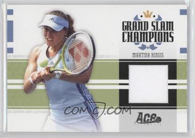 2005 Ace Authentic Signature Series - Grand Slam Champions - Jerseys #GS-10 - Martina Hingis /500