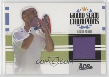 2005 Ace Authentic Signature Series - Grand Slam Champions - Jerseys #GS-3 - Andre Agassi /500