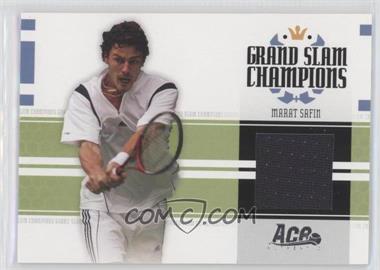 2005 Ace Authentic Signature Series - Grand Slam Champions - Jerseys #GS-4 - Marat Safin /500