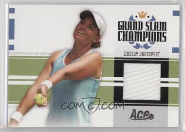 2005 Ace Authentic Signature Series - Grand Slam Champions - Jerseys #GS-8 - Lindsay Davenport /500