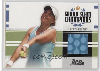 2005 Ace Authentic Signature Series - Grand Slam Champions - Jerseys #GS-8 - Lindsay Davenport /500