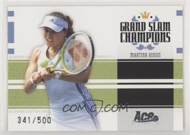 2005 Ace Authentic Signature Series - Grand Slam Champions #GS-10 - Martina Hingis /500