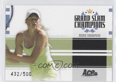 2005 Ace Authentic Signature Series - Grand Slam Champions #GS-6 - Maria Sharapova /500