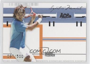 2005 Ace Authentic Signature Series - Signature Moments #SM-1 - Roger Federer /500