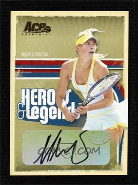 2006 Ace Authentics Heroes & Legends - [Base] - Gold Autographs #86 - Maria Sharapova /25