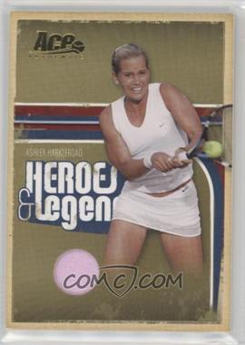 2006 Ace Authentics Heroes & Legends - [Base] - Gold Materials #34 - Ashley Harkleroad /100 [EX to NM]