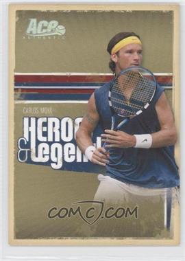 2006 Ace Authentics Heroes & Legends - [Base] - Holofoil #63 - Carlos Moya /100