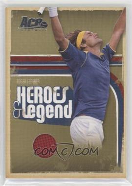 2006 Ace Authentics Heroes & Legends - [Base] - Materials #21 - Roger Federer /500