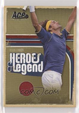 2006 Ace Authentics Heroes & Legends - [Base] - Materials #21 - Roger Federer /500