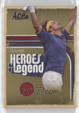 2006 Ace Authentics Heroes & Legends - [Base] - Materials #21 - Roger Federer /500