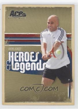 2006 Ace Authentics Heroes & Legends - [Base] #1 - Andre Agassi