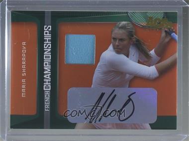 2007 Ace Authentic French Championships - [Base] - Jersey Autographs #FC-2 - Maria Sharapova /10 [Good to VG‑EX]