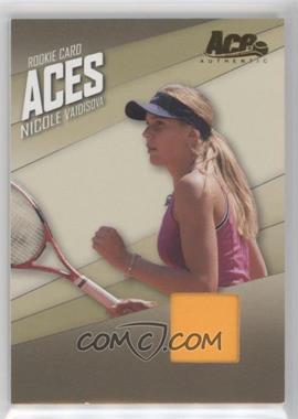 2007 Ace Authentic Straight Sets - Aces - Materials #AC-2 - Nicole Vaidisova