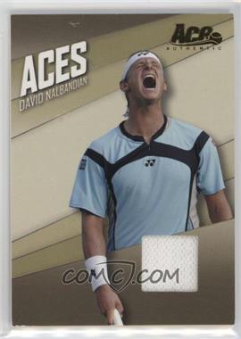 2007 Ace Authentic Straight Sets - Aces - Materials #AC-6 - David Nalbandian [EX to NM]