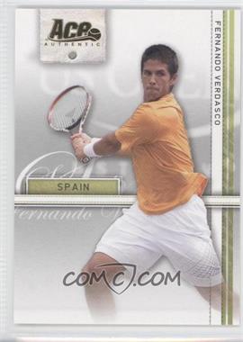 2007 Ace Authentic Straight Sets - [Base] - Gold #15 - Fernando Verdasco /25