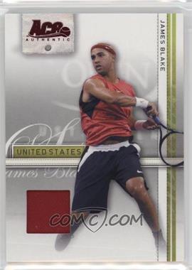 2007 Ace Authentic Straight Sets - [Base] - Materials #19 - James Blake