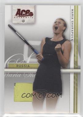 2007 Ace Authentic Straight Sets - [Base] - Materials #24 - Maria Sharapova