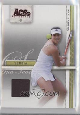 2007 Ace Authentic Straight Sets - [Base] - Materials #3 - Ana Ivanovic