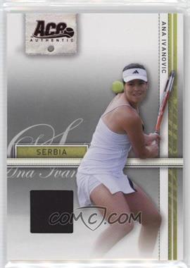 2007 Ace Authentic Straight Sets - [Base] - Materials #3 - Ana Ivanovic