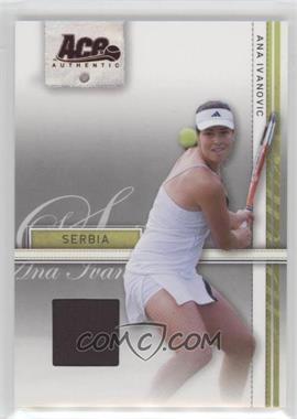 2007 Ace Authentic Straight Sets - [Base] - Materials #3 - Ana Ivanovic