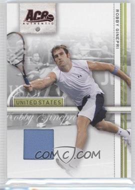 2007 Ace Authentic Straight Sets - [Base] - Materials #33 - Robby Ginepri