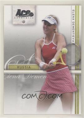 2007 Ace Authentic Straight Sets - [Base] #13 - Elena Dementieva