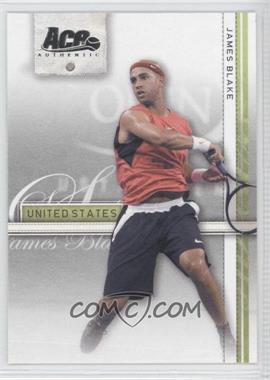 2007 Ace Authentic Straight Sets - [Base] #19 - James Blake